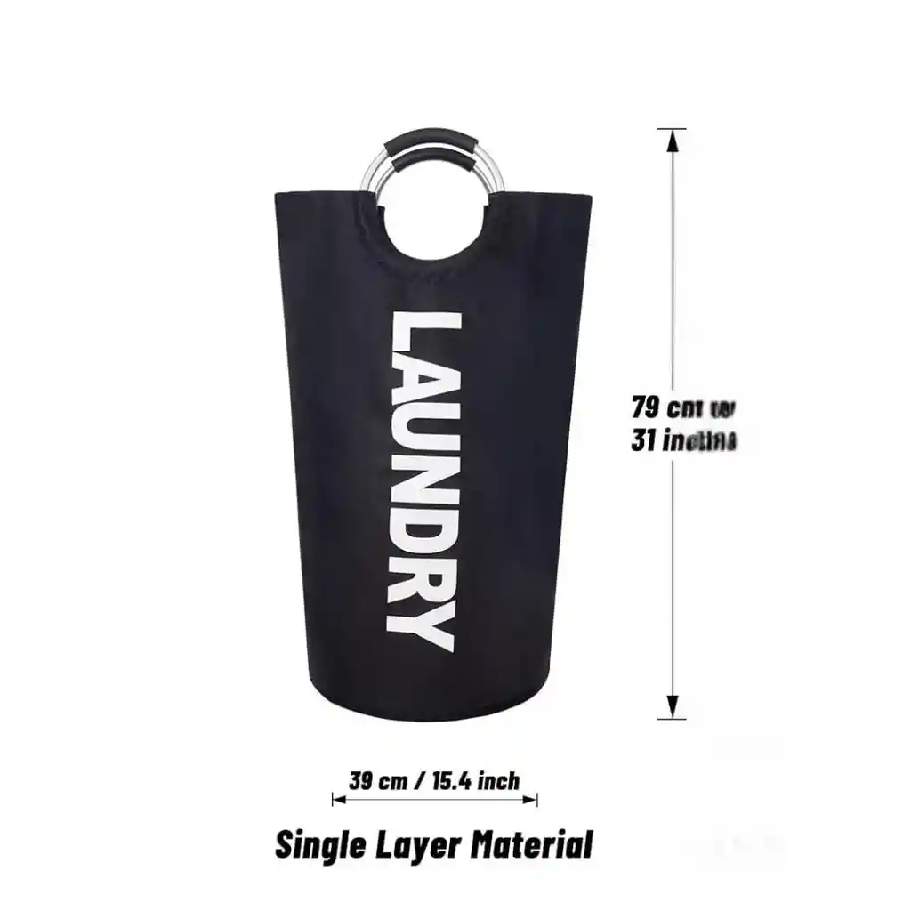 Cesto Para Ropa Sucia Canasta Bolsa Plegable Grande