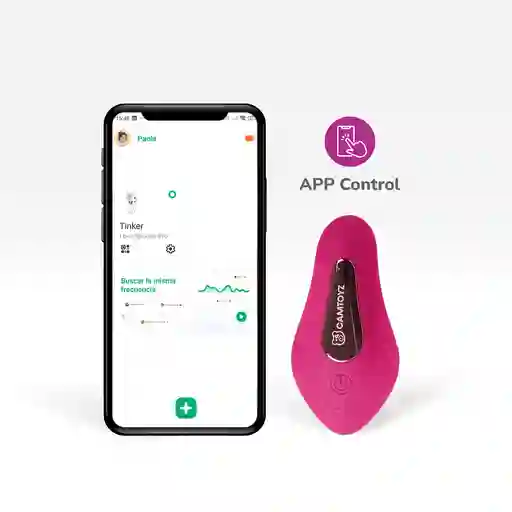 Panty Vibrador Con App Tinker Recargable Majestic