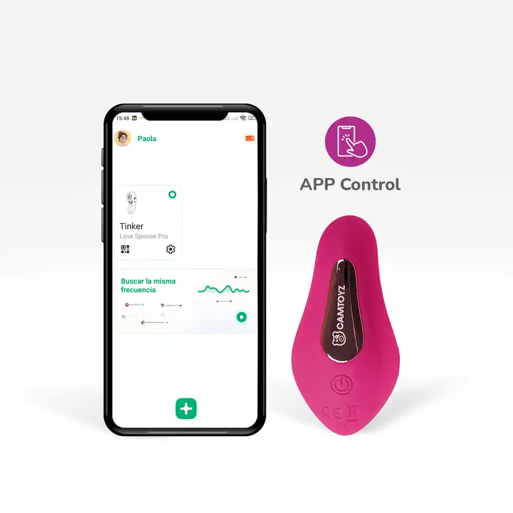 Panty Vibrador Con App Tinker Recargable Majestic