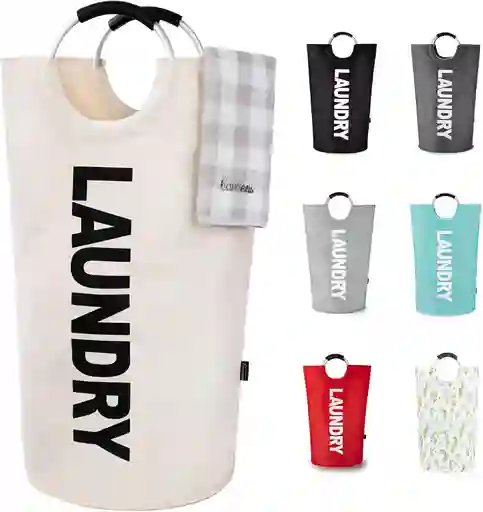 Cesto Para Ropa Sucia Canasta Bolsa Plegable Grande