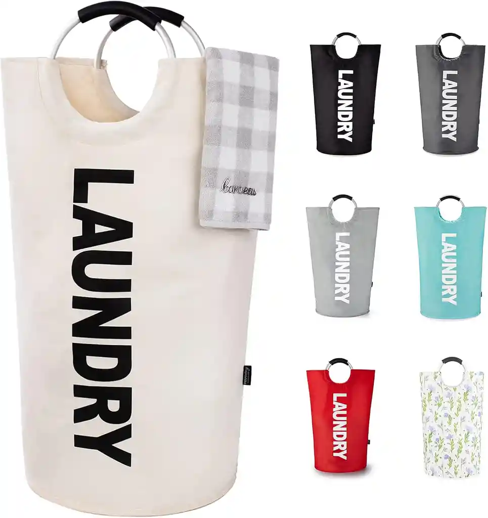 Cesto Para Ropa Sucia Canasta Bolsa Plegable Grande