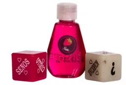 Aceite Caliente Sabor Fresa Con Dados