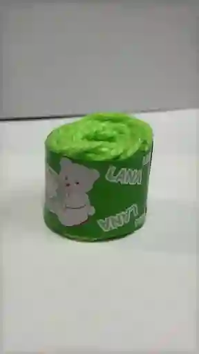 Rollo Lana Escolar Verde Claro Economica Pequeña