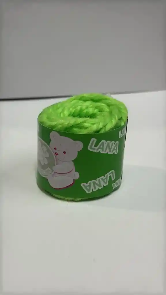 Rollo Lana Escolar Verde Claro Economica Pequeña