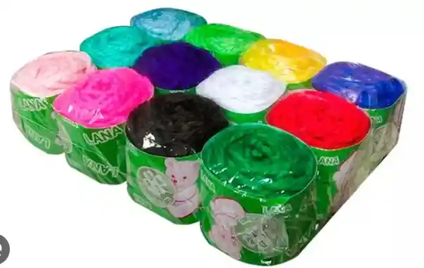 Rollo Lana Escolar Mocca Economica Pequeña