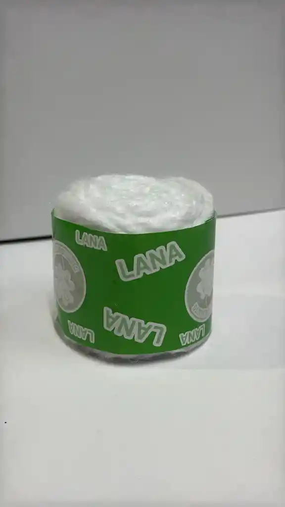 Rollo Lana Escolar Blanca Economica Pequeña