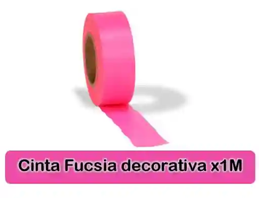 Cinta Fucsia 3 Cm Ancho X 1 Metro