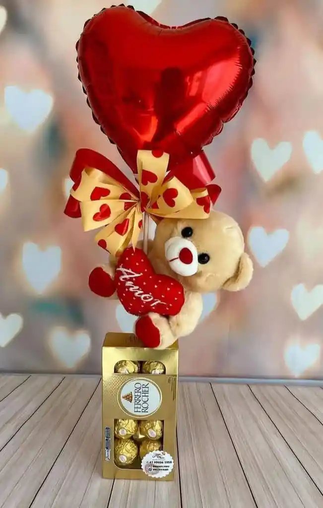 Globo, Peluche, Chocolates