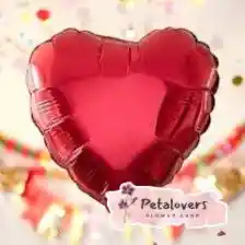 Globo Corazon Roja Personalizada