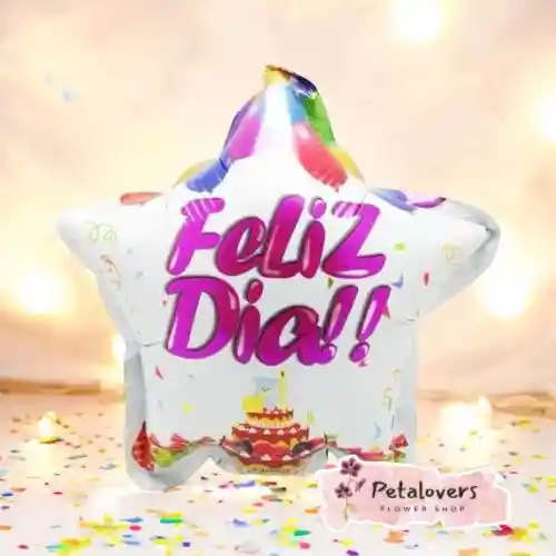 Globo Estrella Feliz Día