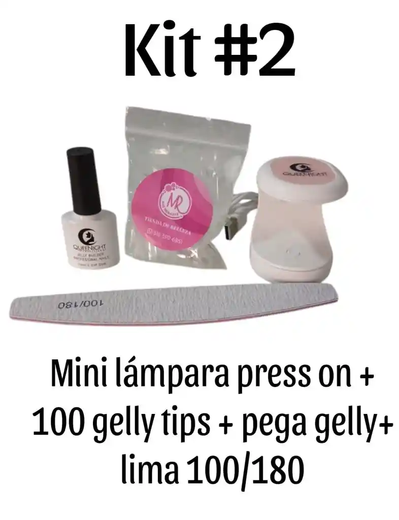 Kit #2 Para Uñas Press On.
