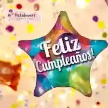 Globo Estrella Feliz Cumpleaños