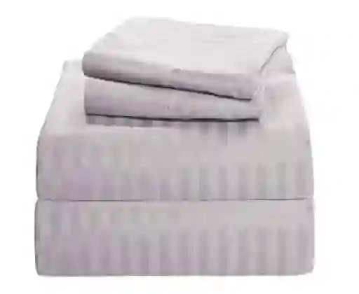 Juego De Sábanas Para Cama Semi Doble Confort Y Suavidad Color Gris