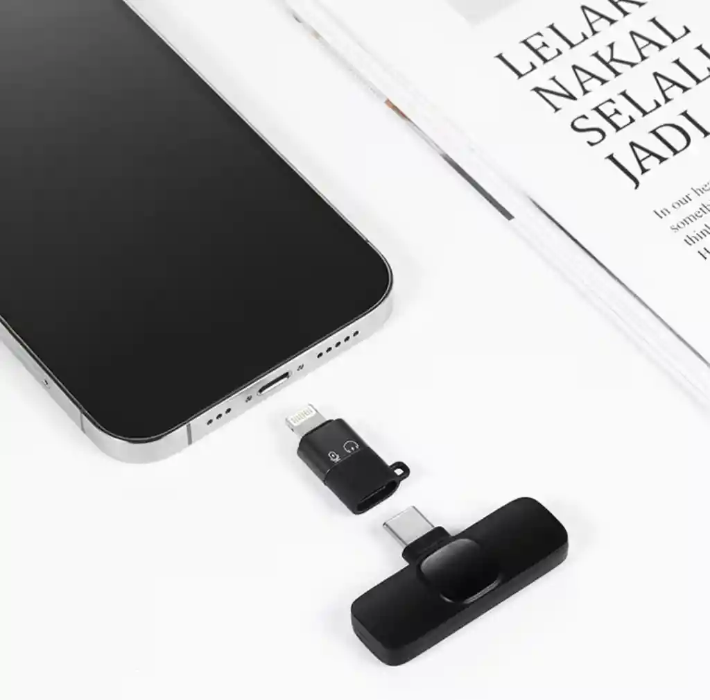 Microfono Inalambrico 2 En 1 Tipo C Y Iphone Lightning K9