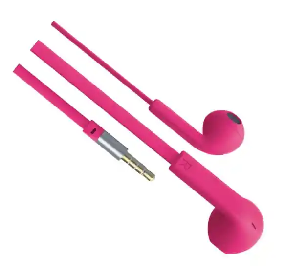 Audífonos De Cable Harvic Eh-521-d Rosado