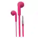 Audífonos De Cable Harvic Eh-521-d Rosado