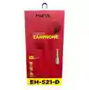 Audífonos De Cable Harvic Eh-521-d Rojo