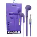 Audífonos De Cable Harvic Eh-521-d Morado