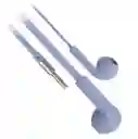 Audífonos De Cable Harvic Eh-521-d Morado Claro