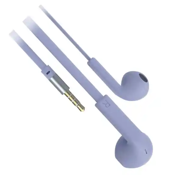 Audífonos De Cable Harvic Eh-521-d Morado Claro