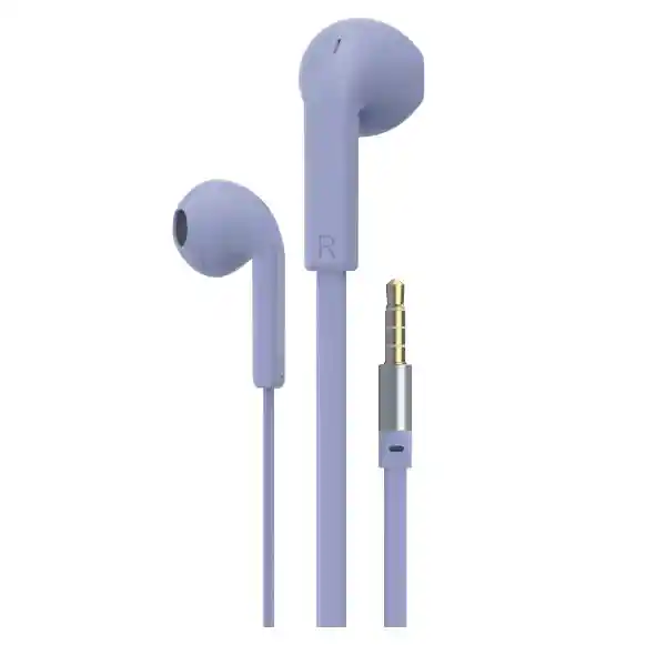 Audífonos De Cable Harvic Eh-521-d Morado Claro
