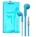 Audífonos De Cable Harvic Eh-521-d Celeste