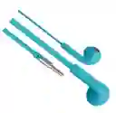 Audífonos De Cable Harvic Eh-521-d Celeste