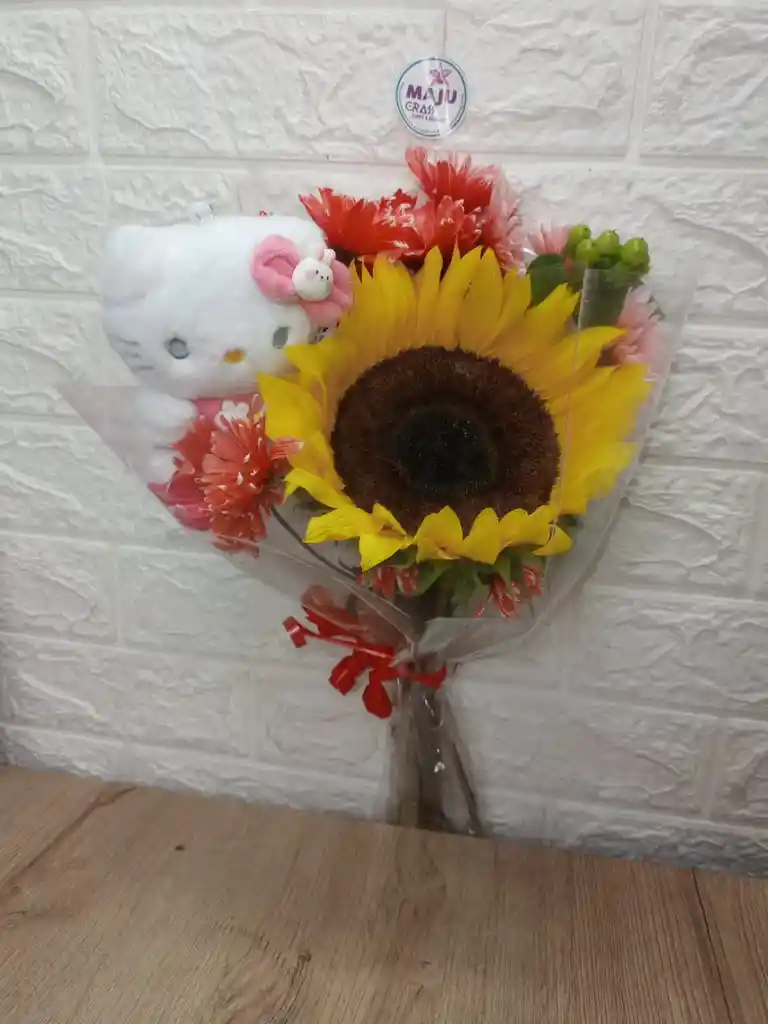 Girasol Natural Mas Peluche