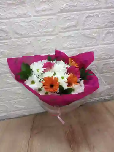 Ramo De Margaritas Y Gerberas Eco
