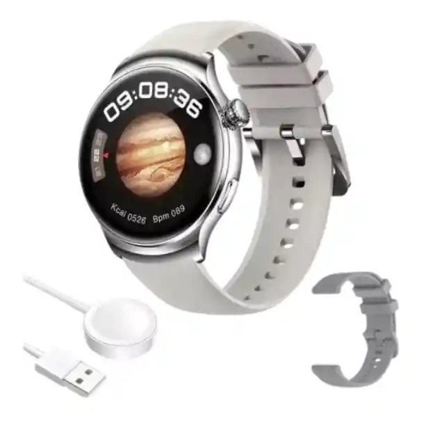 Smart Watch Inteligente K700 Blancotecnología Y Estilo En Tu Muñeca