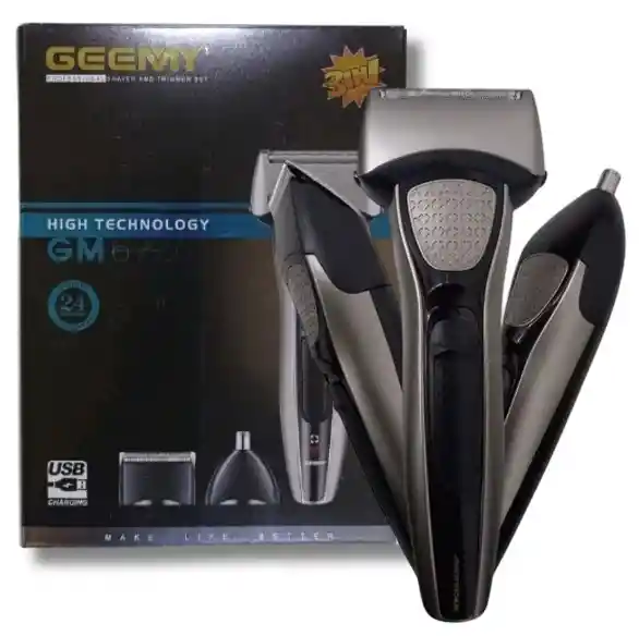 Afeitadora Geemy 3en1 Gm-6726