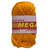 Rollo De Lana Escolar Mega Amarilla