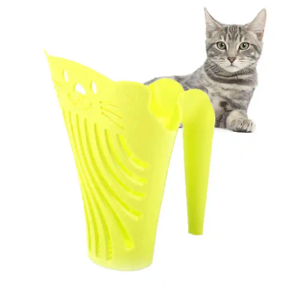 Pala Recogedora Scoop Para Gato Verde