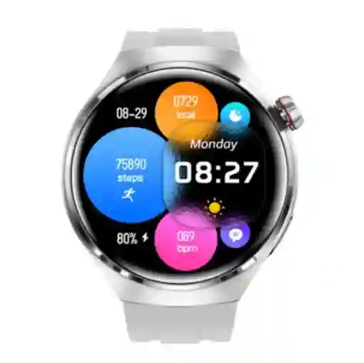 Smart Watch Inteligente K500 Blanco Innovación Y Elegancia En Tu Muñeca