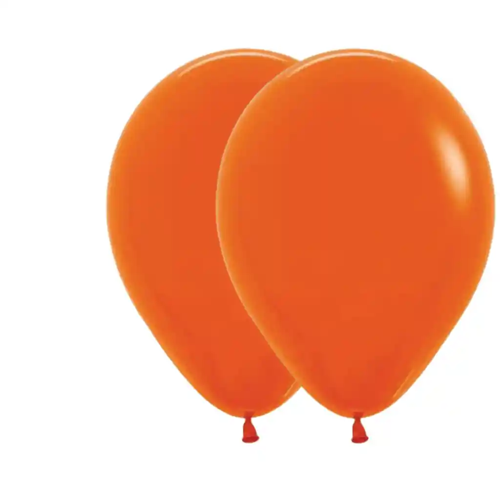 Bombas Globos Convencional Naranja R12 X 10und