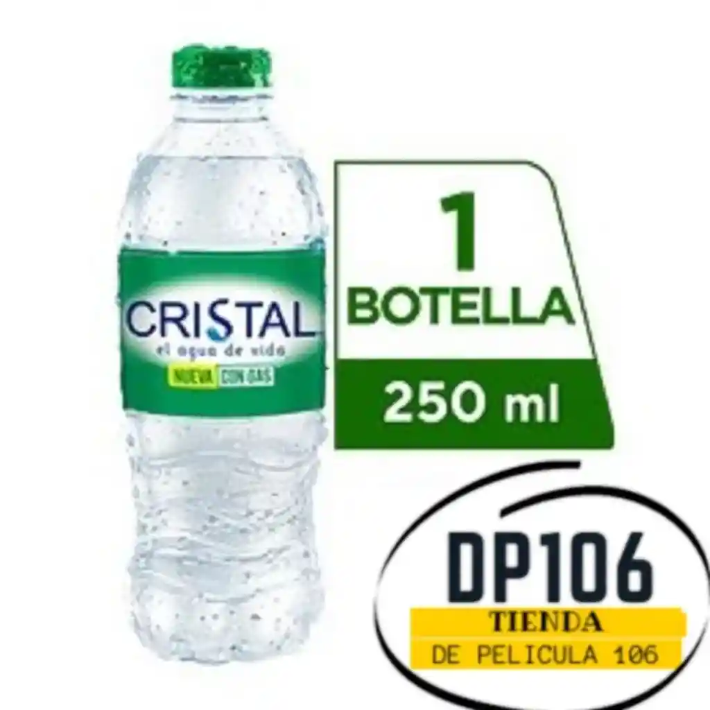 Agua Con Gas Cristal 250 Ml