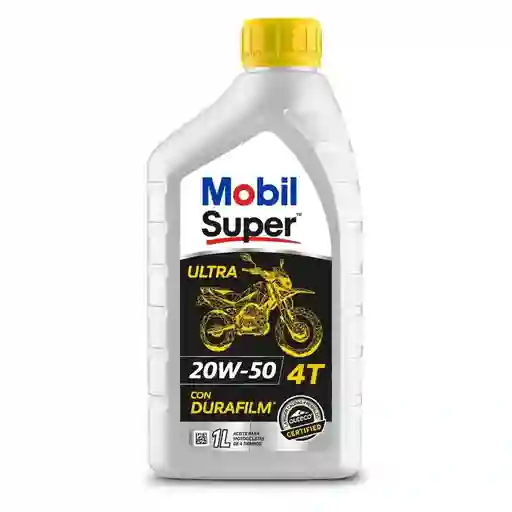 Aceite Mobil Super 4t Ultra 20w-50 Litro