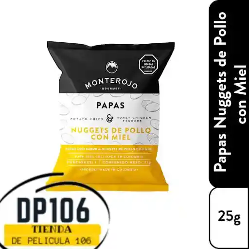 Papas Nuggets De Pollo Con Miel Monterojo 25 G