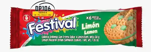 Galletas Festival Limon Paquete 6 Und