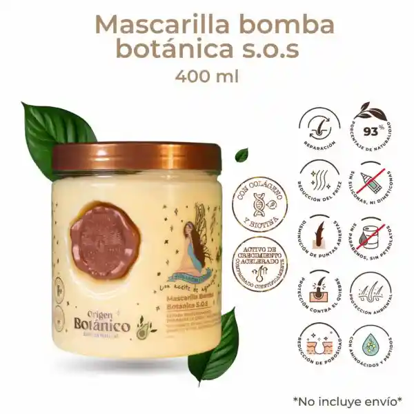 Mascarilla Bomba Botánica S.o.s Ritual Botanico