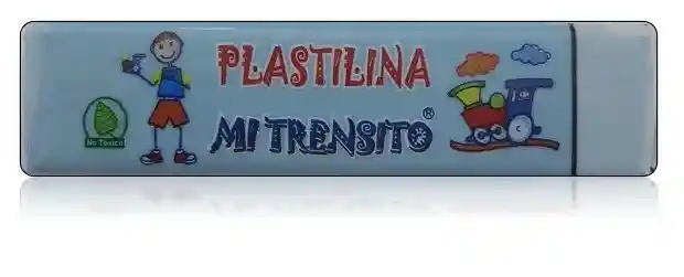 Plastilina En Barra Color Azul Cielo 55 Gr Mi Trencito
