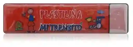 Plastilina En Barra Color Rojo 55 Gr Mi Trencito
