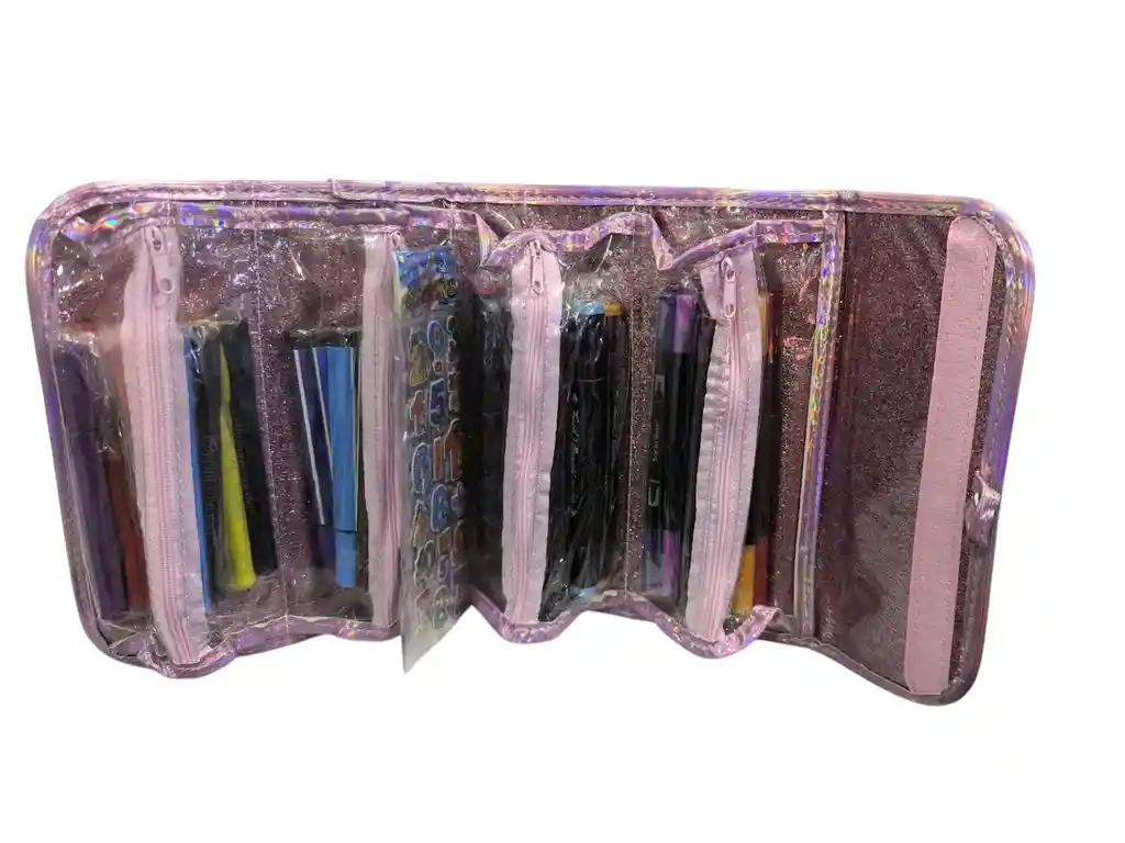 Set De Marcadores Cartuchera Mas De 100 Piezas