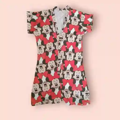 Pijama Enteriza Minnie Roja Talla S