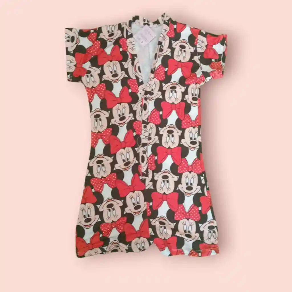 Pijama Enteriza Minnie Roja Talla S