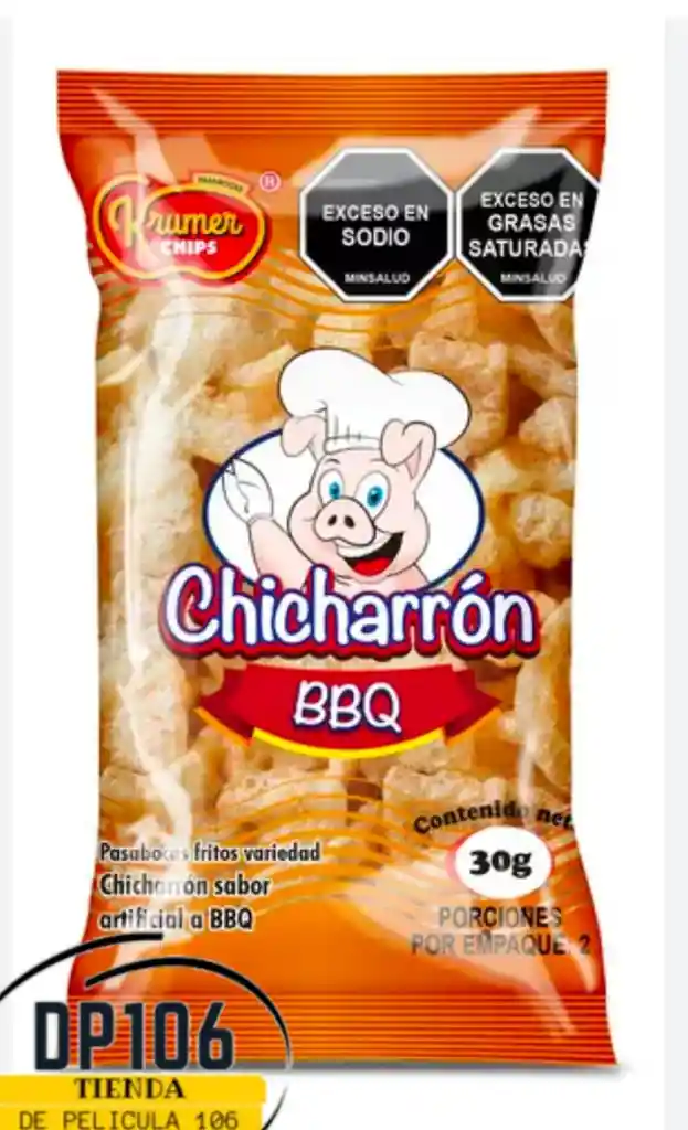 Chicharron Bbq Krumer 30 Gramos