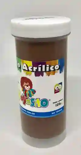 Pintura Payasito Vinilo Acrilico Color Café 125gr Tempera