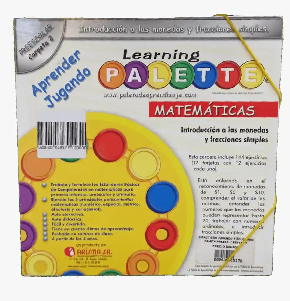 Juego Didáctico Learning Palette Matemáticas Preescolar