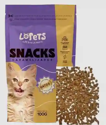 Snacks Caramelizado Gatos X 100 Gr