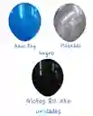 Globos Látex Satín X50 Unidades (negro, Azul Rey, Plateado)